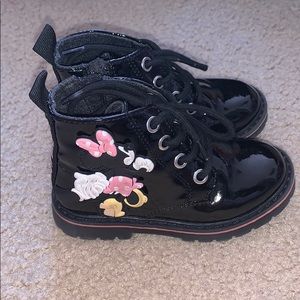 Toddler girl Zara Minnie Mouse boots size 8